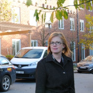 Anna Starbrink vid Astrid Lindgrens barnsjukhus.